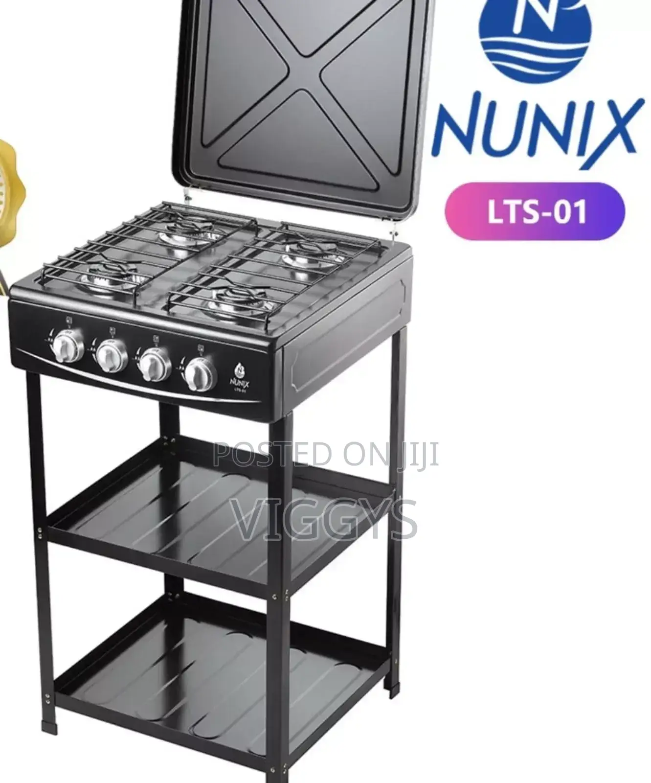Original Nunix Full Gas Standing Cooker With Shelf