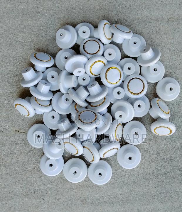 White Wooden Knobs - main view