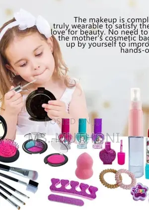 Children's Pretend Washable Makeup Toy Set