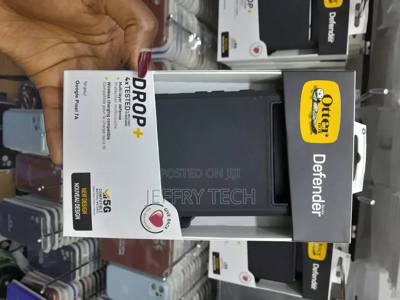 Otterbox Google Pixel 7a Case Defender Black NJMJMJJM