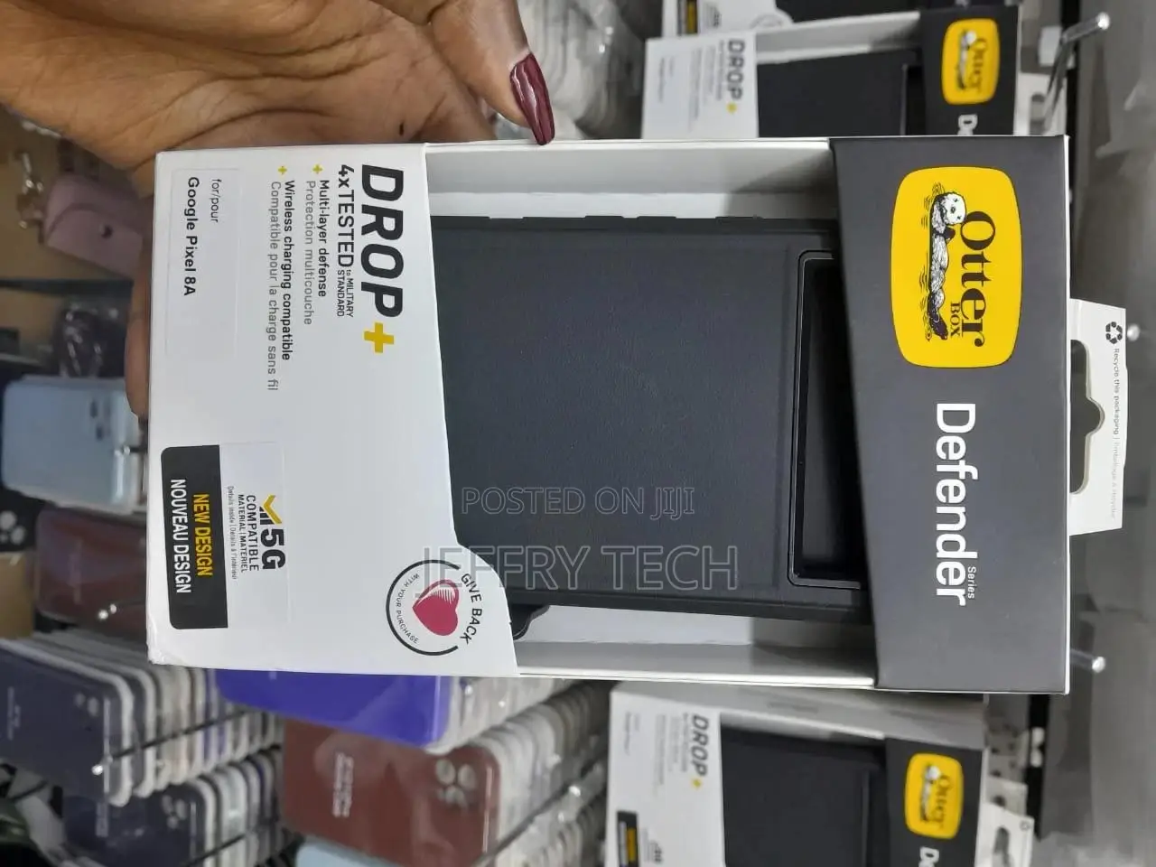 Otterbox Google Pixel 8a Series Case - Black, Slim Tough,
