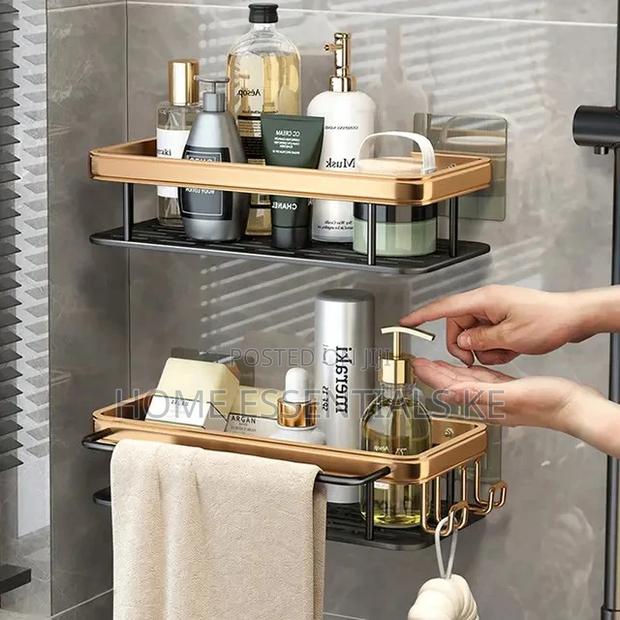 Aluminium Alloy Rectangular Bathroom Rack - thumbnail 3