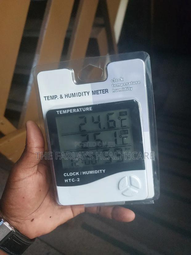 Humidity, Temperature And Clock Metre || Htc-2 - main view