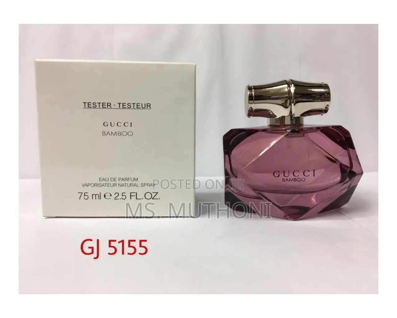 *QUALITY PERFUME DEMONSTRATION TESTER* Gucci Bamboo 75 Ml