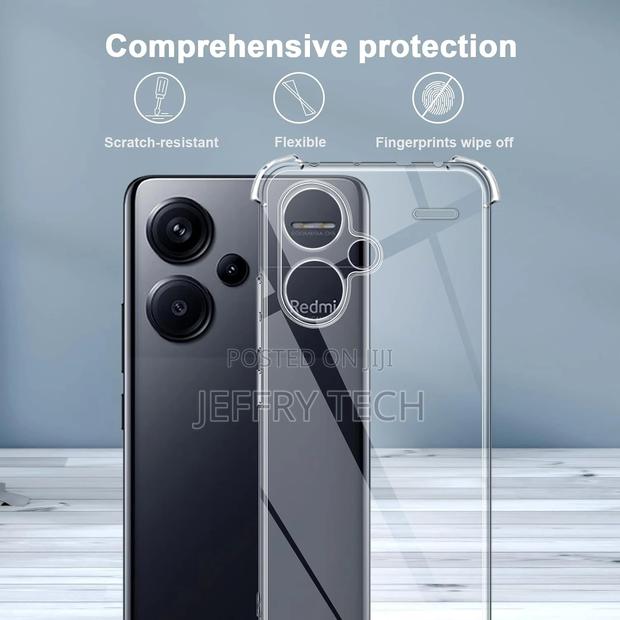 Xiaomi Redmi Note 13 Pro Plus 5G Case, Crystal Clear Rear Pr - thumbnail 3