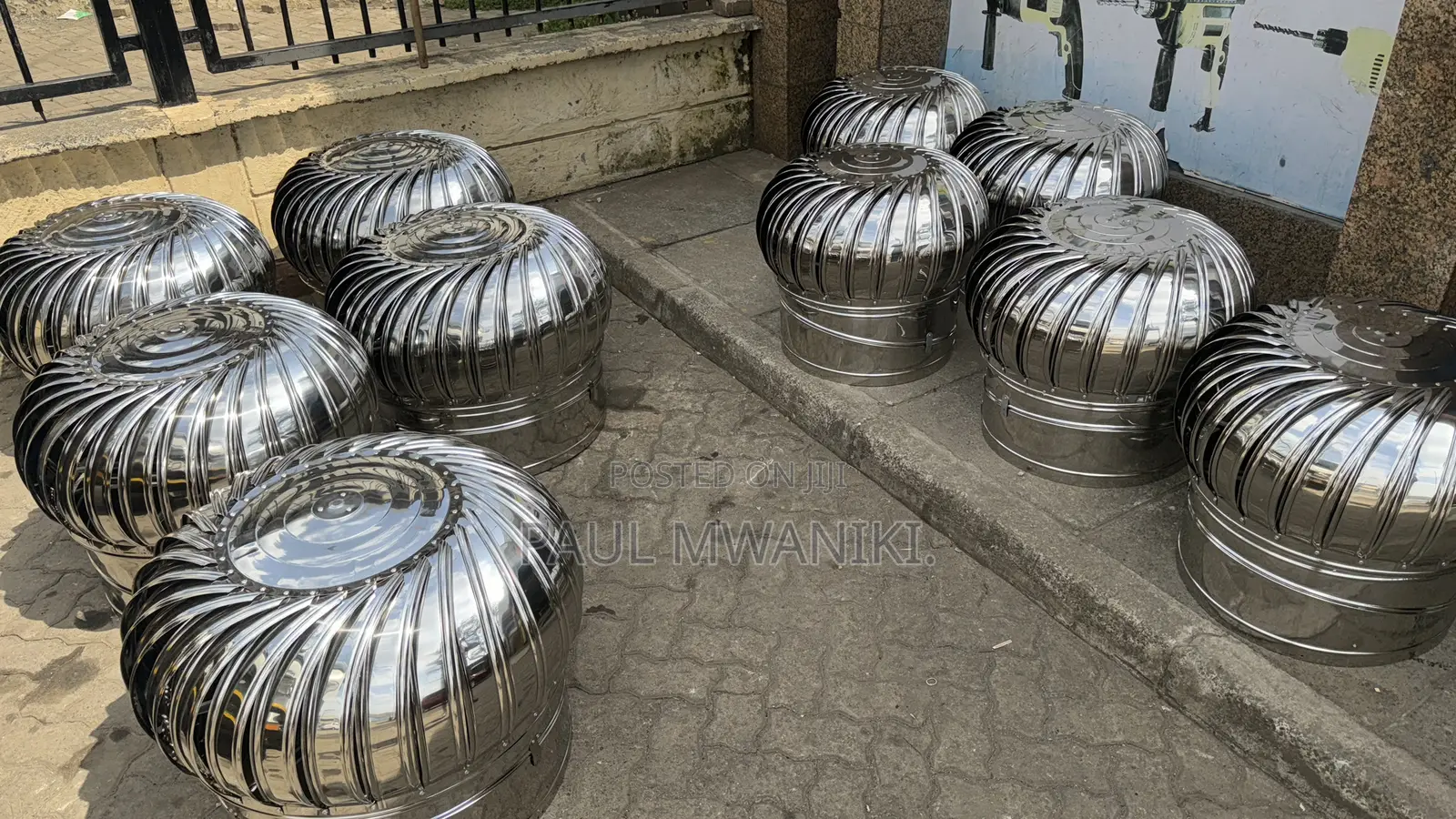 500mm Roof Ventilators - Stainless Steel