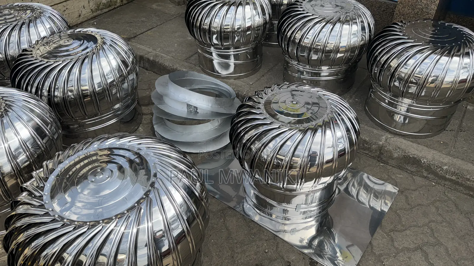 500mm Roof Ventilators - Stainless Steel