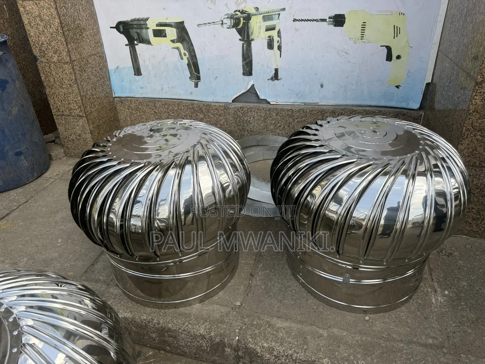 500mm Roof Ventilators - Stainless Steel