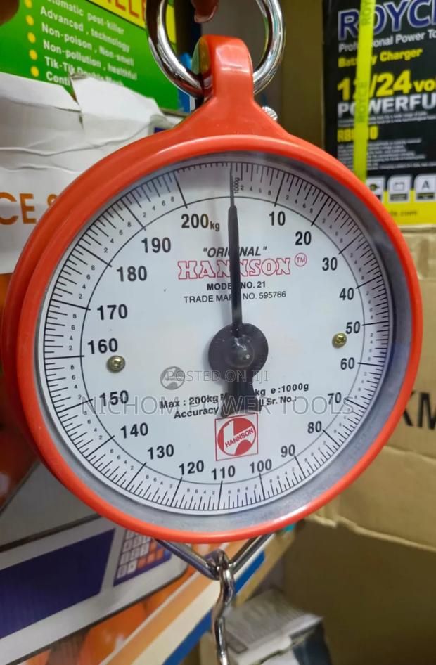 Hanson Hanging Scale Spring Balance 200kg - main view