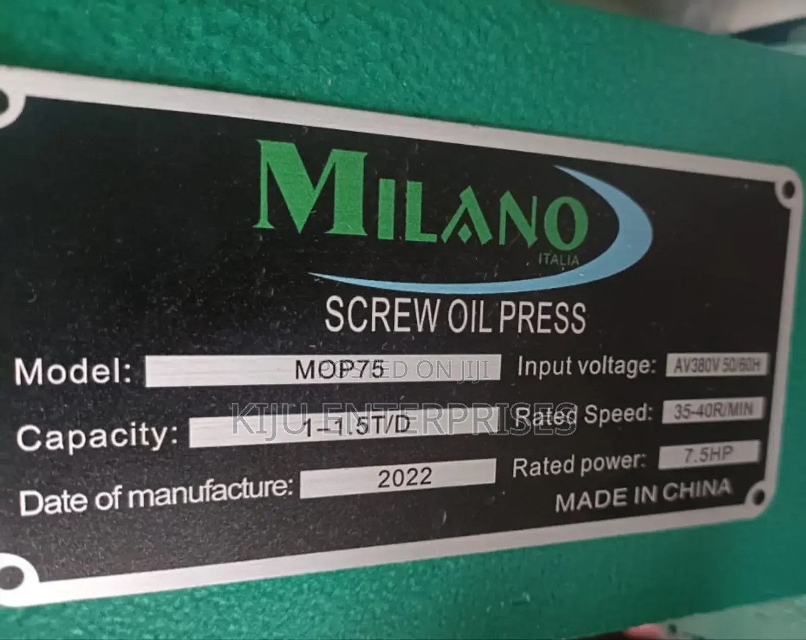 Screw Oil Pressing Machine