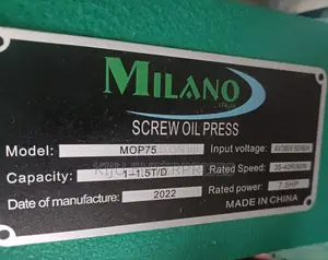 Screw Oil Pressing Machine