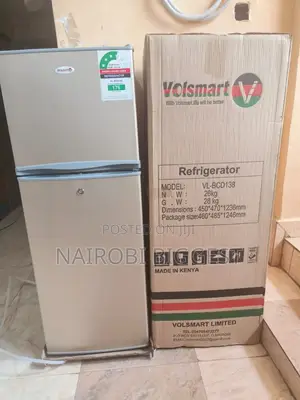 Volsmart Shiny Silver 138litres Best Energy Saver Fridge