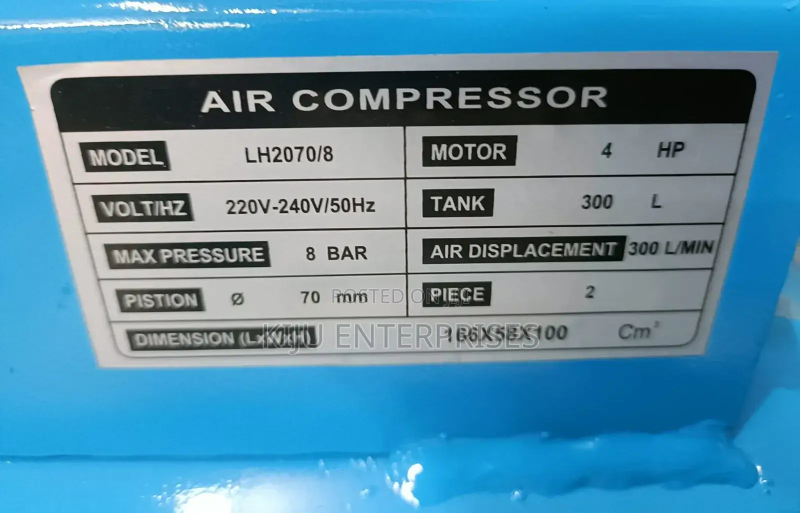 Air Compressor Machines 300litres Electric