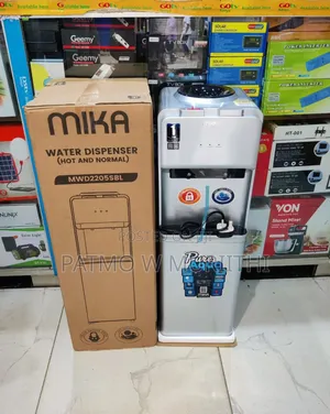 Mika Water Dispenser Hot and Normal Silver +Child Lock