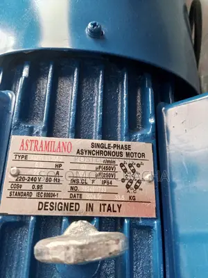Astramilano 5.0hp Single Phase Electric Motor