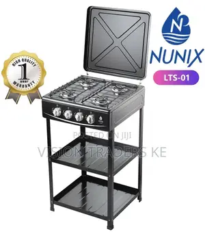 Nunix Full Gas Standing Cooker With Shelves