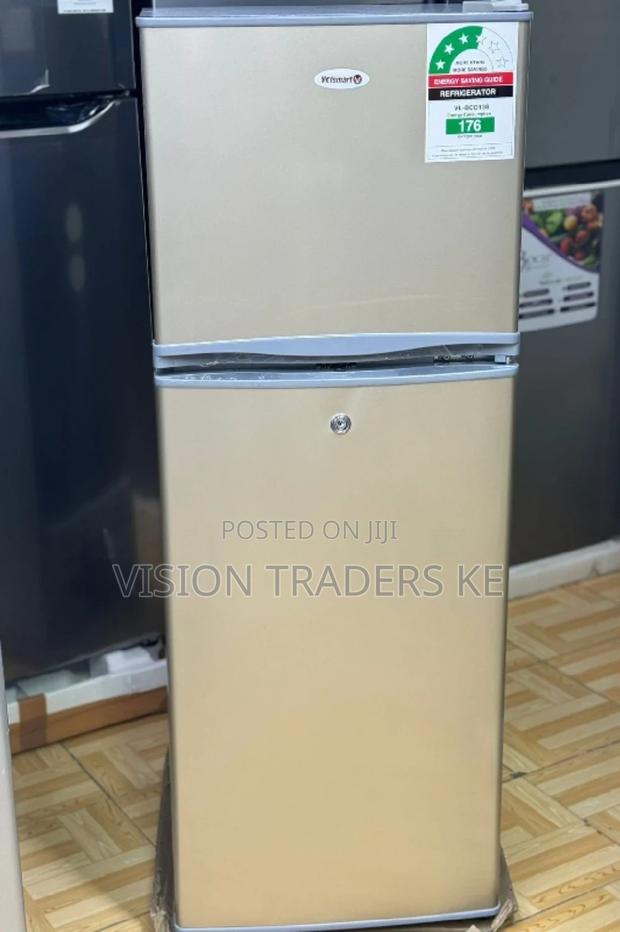 Volsmart 138litres Double Door Top Freezer Refrigerator