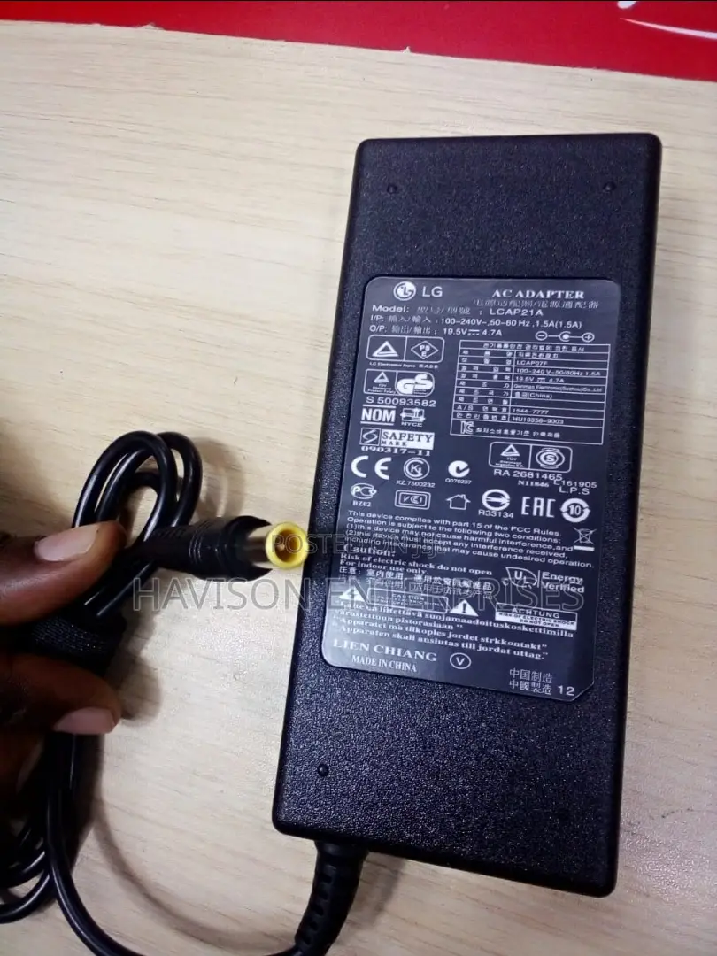 19.5V 4.7A LG TV Adapter