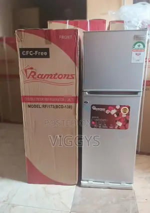 Good Quality Ramtons RF/173, 2 Door Direct Cool Fridge,