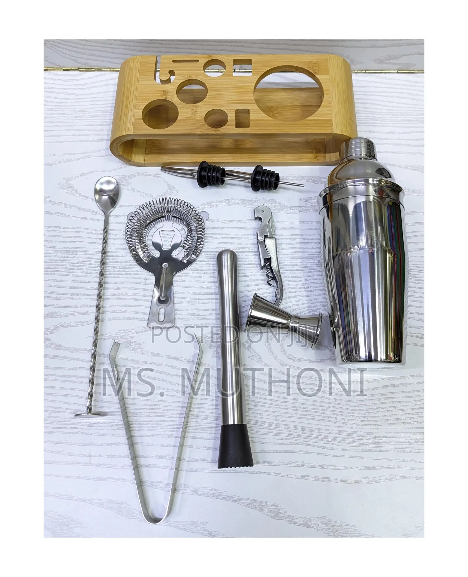 *10pc Professional Mixology Bartender Kit(Shaker Set)