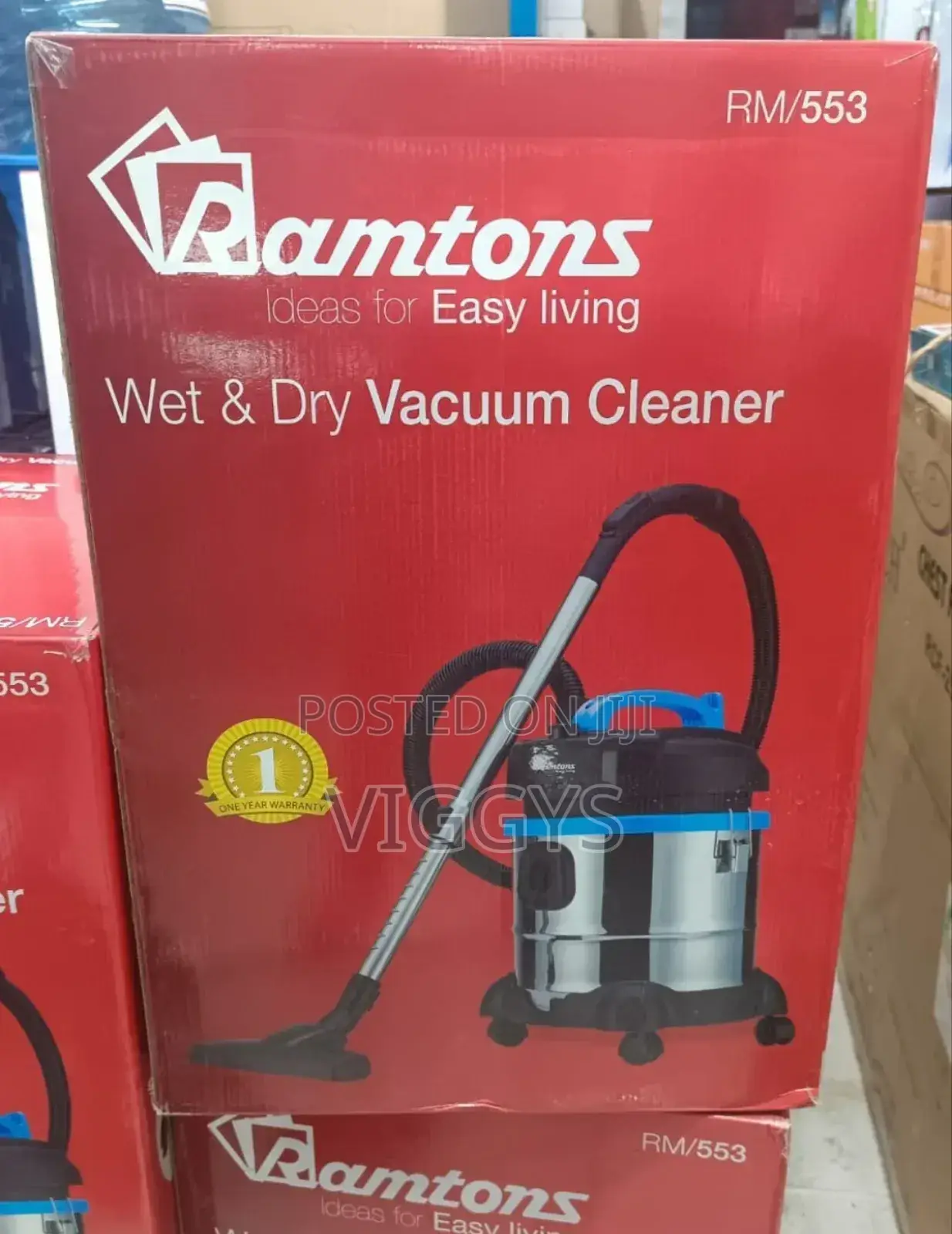 Original Ramtons Wet and Dry Vacuum Cleaner
