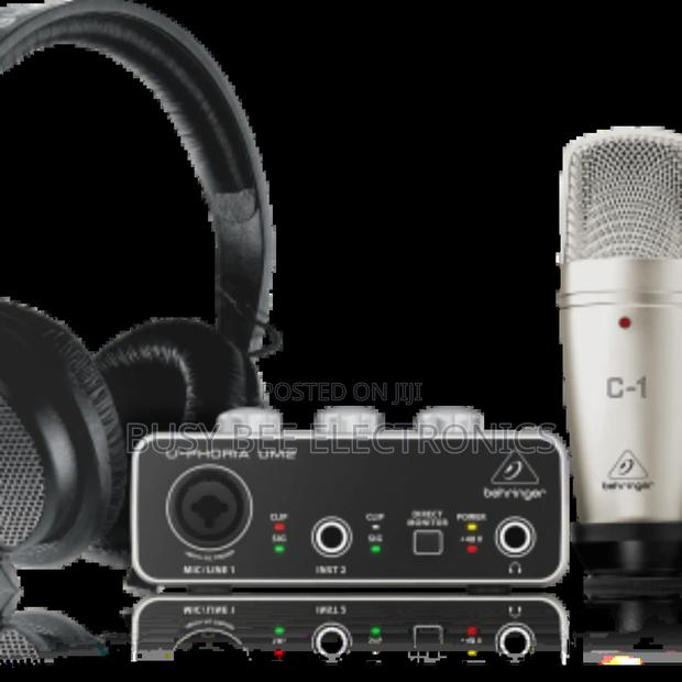 Behringer U Phoria Studio Pro Recording/Podcasting Bundle