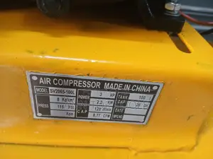 Top Air 3hp 100 Litres Electric Air Compressor