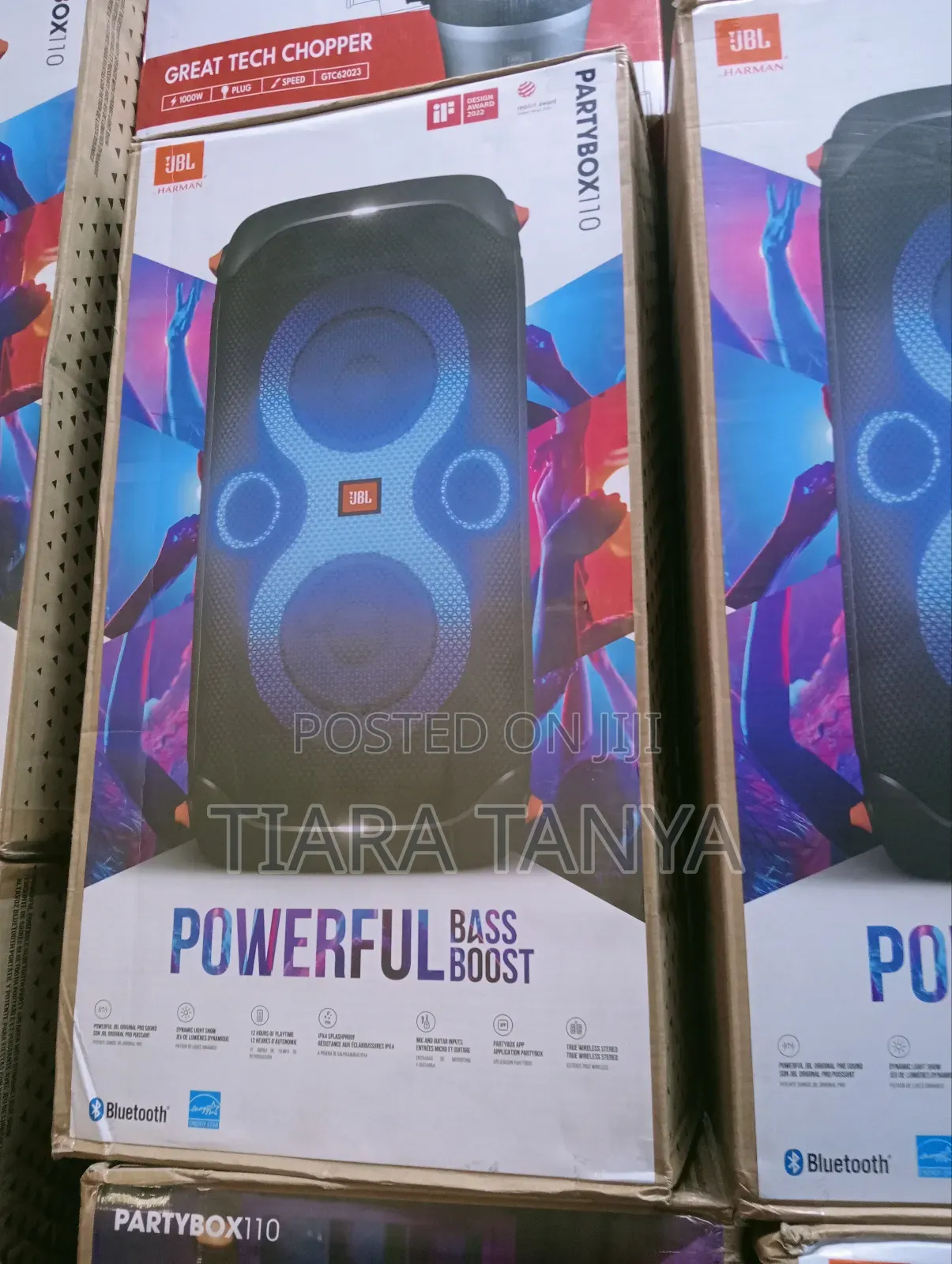 JBL Partybox 110 With 160W Powerful Sound,
