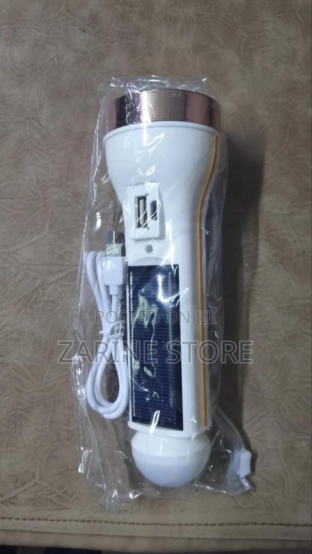 Rechargeable Solar Energy Using Torch Flashlight - main view
