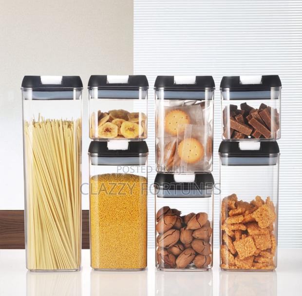 7 Pc Storage Organizer Acrylic.1X1.9l,2X1.2l, 2X0.8l,2X0.5l