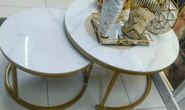 Amazing Pure Marble Nesting Table - main view
