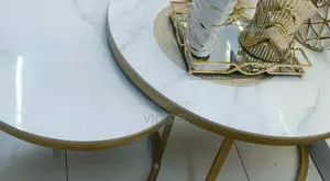 Classic Pure Marble Nesting Table