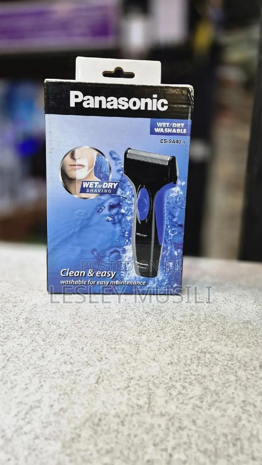 Ppanasonic Wet /Dry Washable Shaver With Easy Maintenance