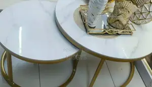 Brand New Pure Marble Nesting Table