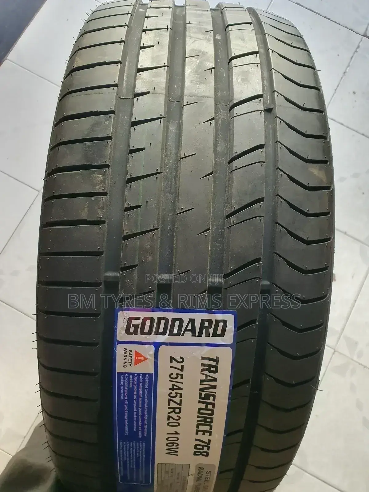 275 /45 R20 Goddard Tyres