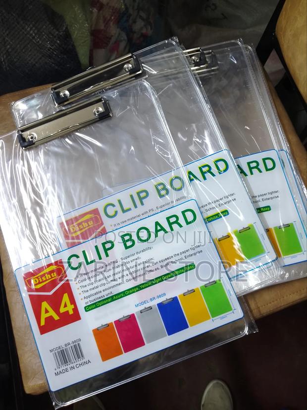 Clear Clip Board A4 Size - main view