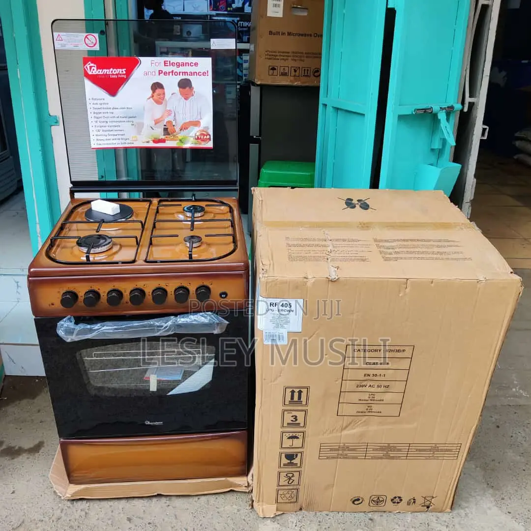 *Ramtons Standing Cooker Electric Oven. RM 405(Brown)