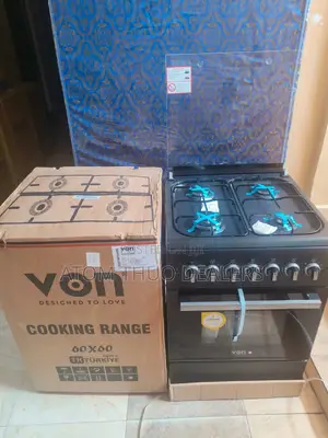 60*60 Von Full Gas Standing + Electric Oven Cooker,