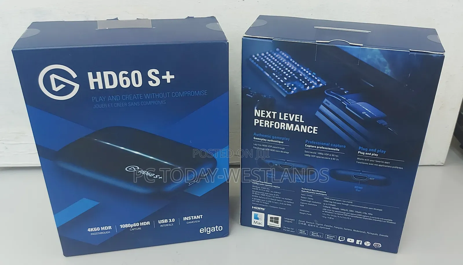 Elgato HD60 S+, External Capture Card, Stream and Record