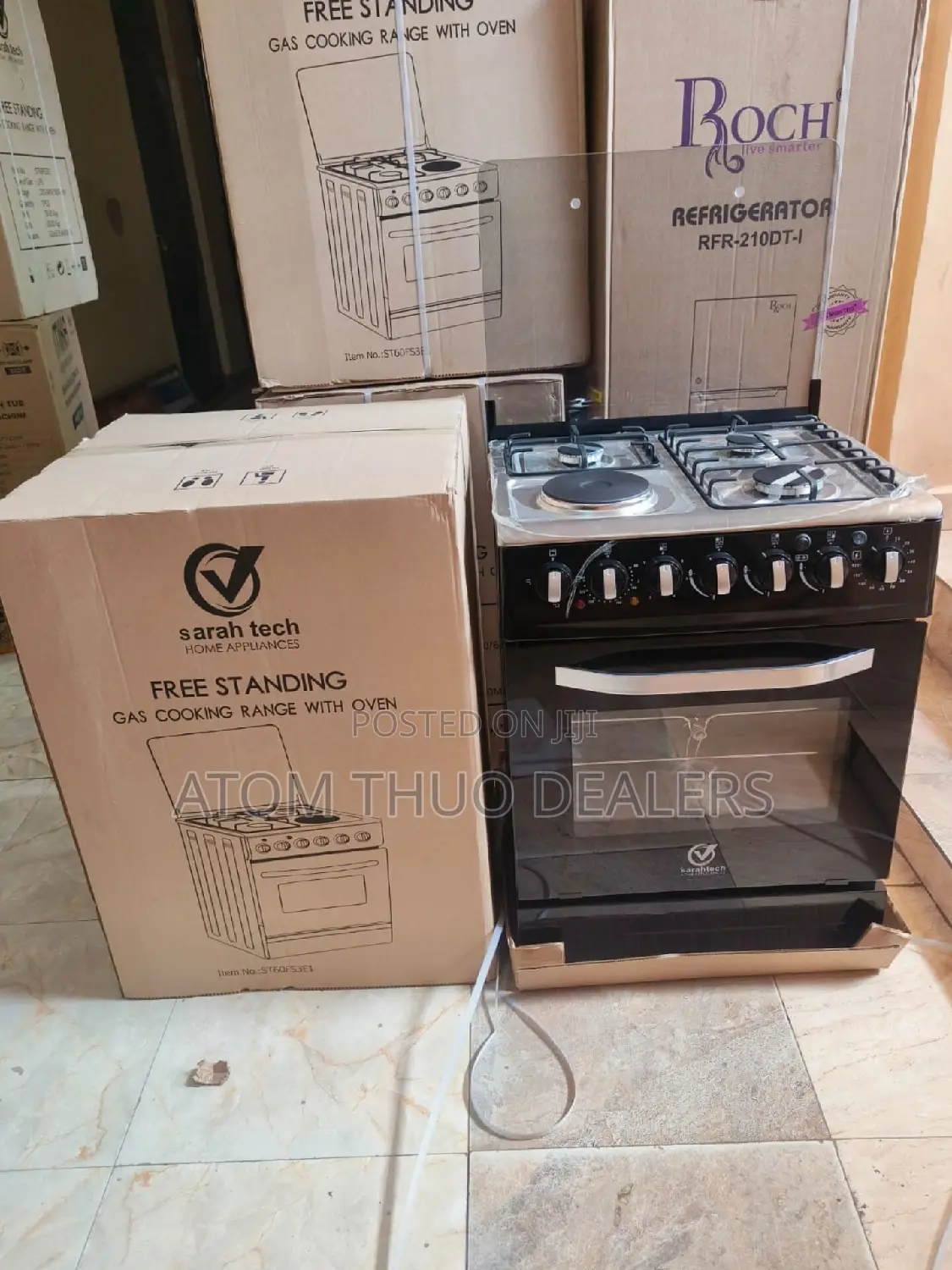 3+1electric Plate Sarahtech 60*60 Standing Cooker