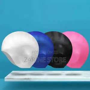 Unisex Kids Adults Swimming Cap Waterproof Silicone Elasti