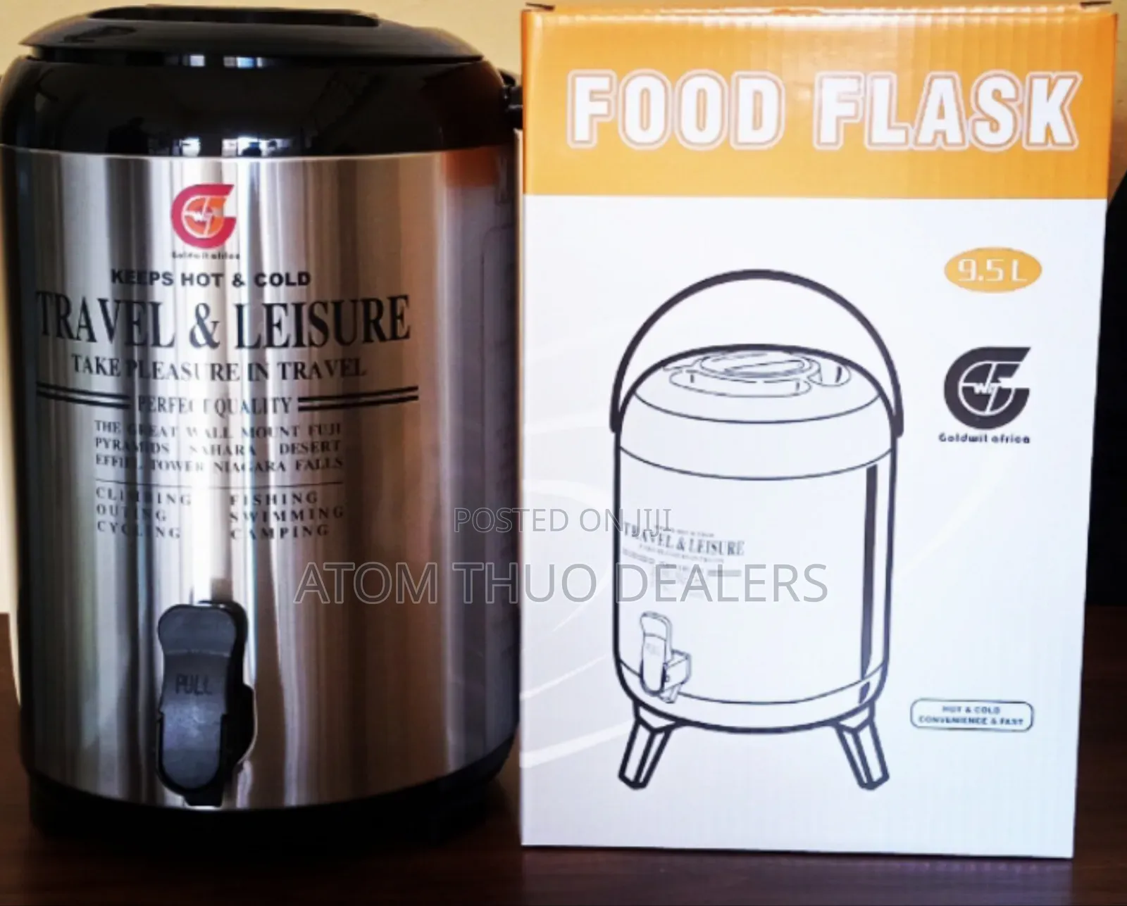 9.5lstainless Steel Portable Water Catering Coffee.