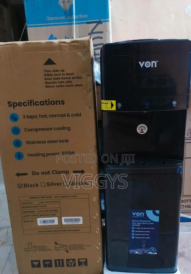 Good Quality Von 3 Taps Water Dispenser With Compressor - main view