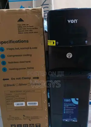 Original Von 3 Taps Water Dispenser With Compressor