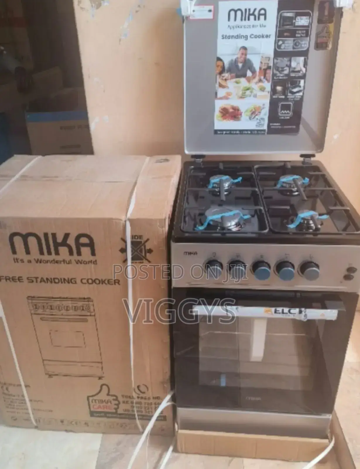 Good Quality Mika Standing Gas Cooker- 50*60, Gas Oven