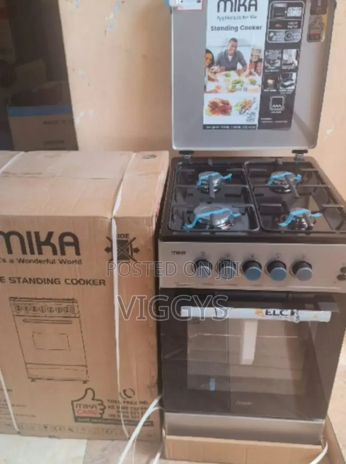 Original Mika Standing Gas Cooker- 50*60, Gas Oven