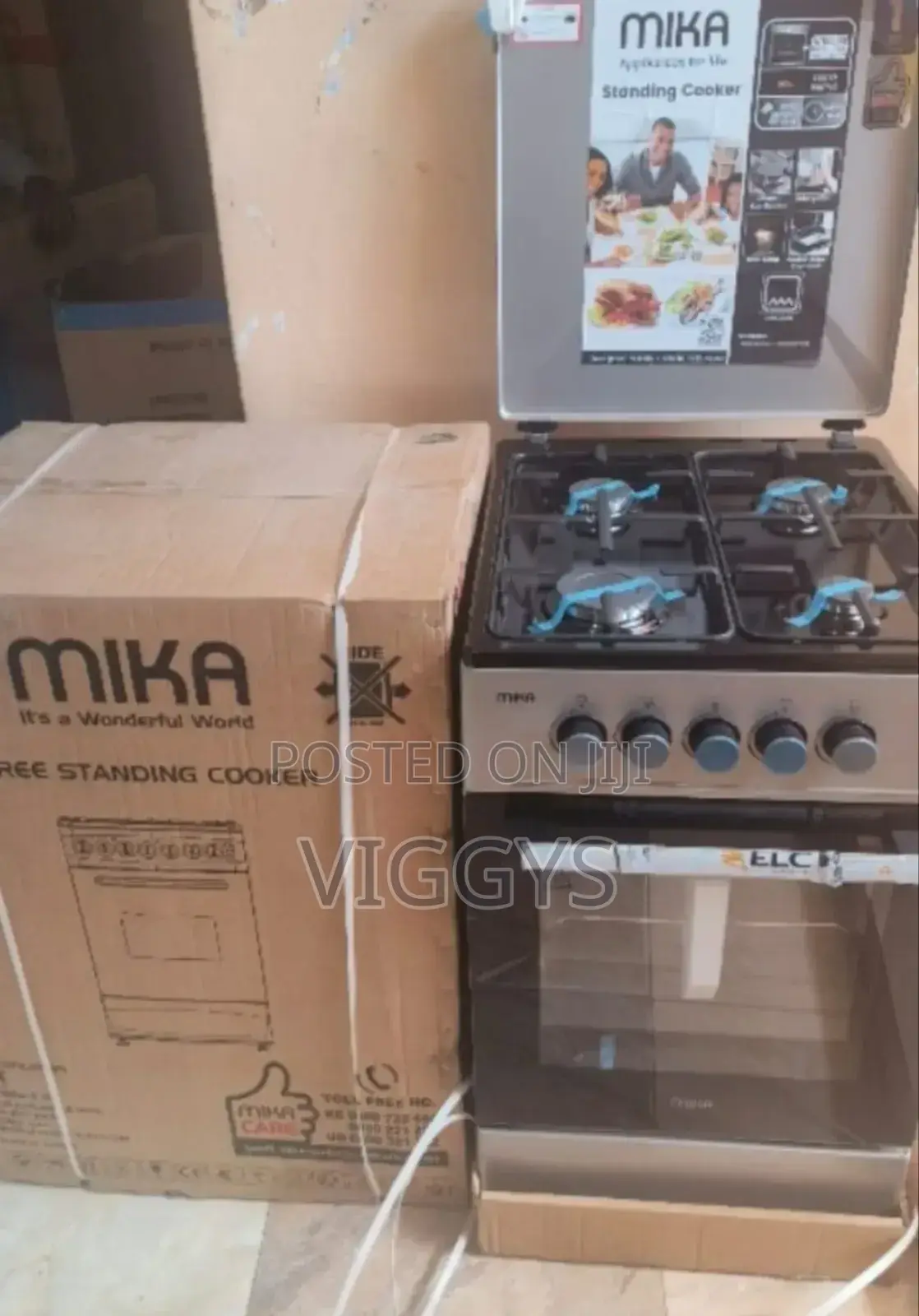Classic Mika Standing Gas Cooker- 50*60, Gas Oven