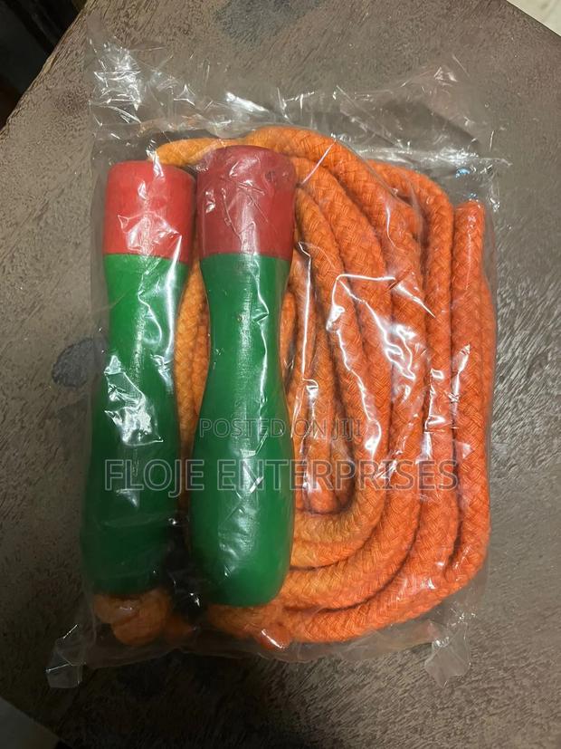 Skipping Rope Cotton Wooden Handle Sparo 12 Feet