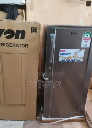 Original VON VARS-23DHS Single Door Fridge 185L - Silver