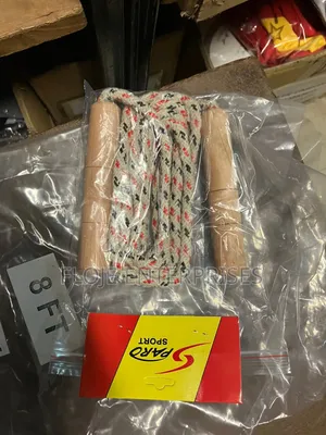 Skipping Rope Cotton Wooden Handle Sparo 8 Feet